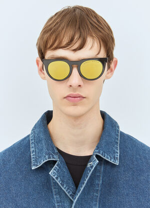 Clean Waves Type 05 Round Sunglasses Black clw0357010