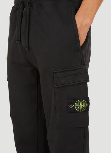 Stone Island 카고 트랙 팬츠 블랙 sto0148077