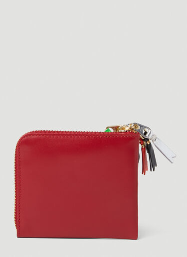 Comme des Garçons Wallet Zipper Pull Wallet Red cdw0351025