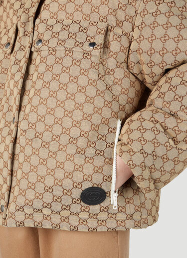 Gucci GG Down Puffer Jacket Beige guc0251063