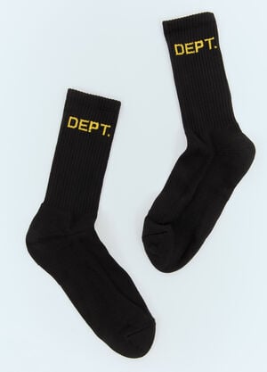 Gallery Dept. Logo Jacquard Socks Black gdp0158017