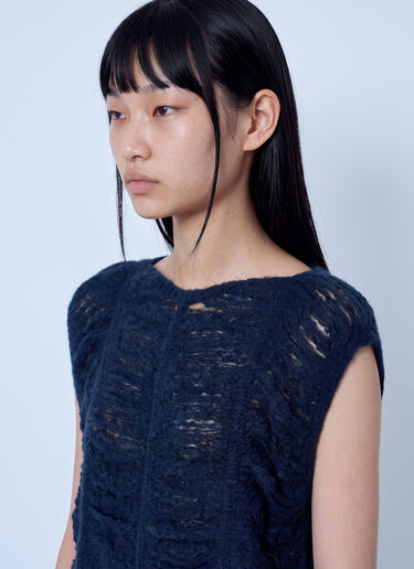 LN-CC® - Our Legacy: Rib Cage Vest - Navy Our Legacy Rib Cage Vest Navy our0265026