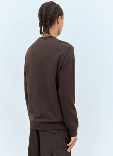 Moncler 徽标刺绣运动衫 棕色 mon0158025