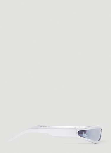 Rick Owens Fog Sunglasses Silver ris0353005