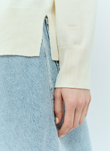 Cashmere Knit Crewneck Sweater TOTEME Cashmere Knit Crewneck Sweater Cream tot0257014