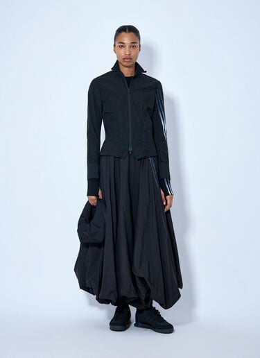 LN-CC® - Y-3: 渐变三条纹尼龙气球裙 - 黑色 Y-3 渐变三条纹尼龙气球裙 黑色 yyy0265012