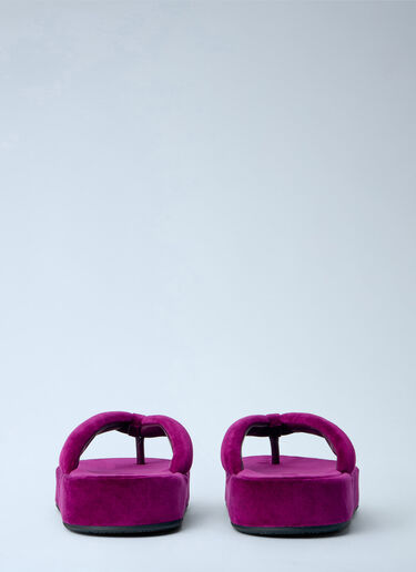 Balenciaga Jet Lag Thong-Strap Sandals Purple bal0264029