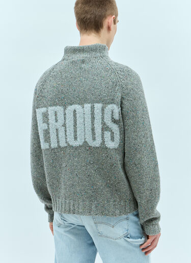 ERL Glitter Dangerous Sweater Grey erl0156009