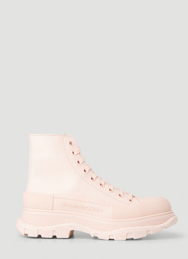 Alexander McQueen Tread Slick Ankle Boots Pink amq0247085