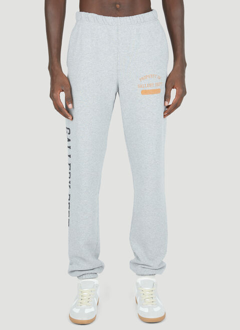 Gallery Dept. Logo Print Track Pants White gdp0152009