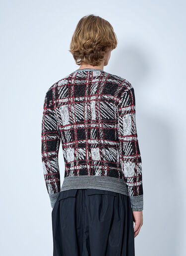 LN-CC® - Vivienne Westwood: Piqué Sweater - Grey Vivienne Westwood Piqué Sweater Grey vvw0165012