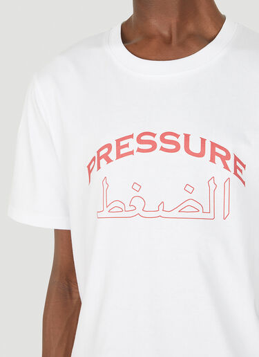 Pressure コム・デ・グレックTシャツ ホワイト prs0148017