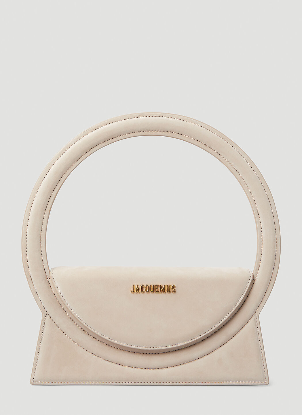 Jacquemus Le Sac Rond Handbag in Beige LN CC
