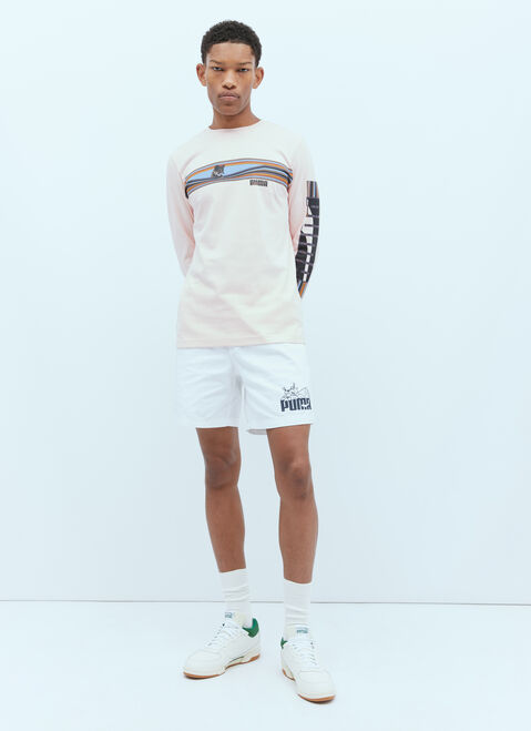 Moncler x Rick Owens Logo Applique Track Shorts Black mcs0355014