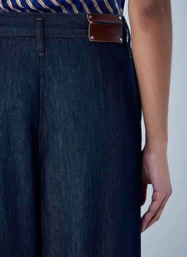 Dries Van Noten Wide-Leg Denim Trousers Blue dvn0263012