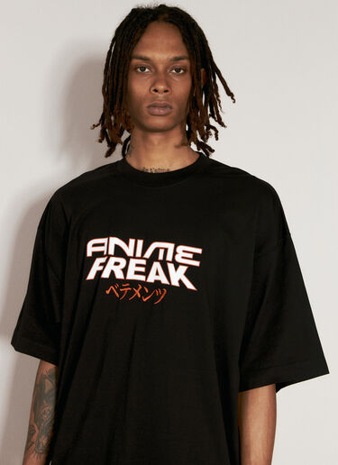 VETEMENTS Anime Freak T 恤  黑色 vet0156012