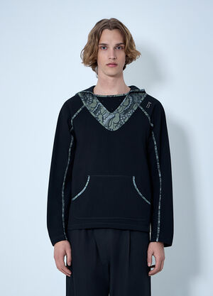 Kiko Kostadinov Gizi Hooded Top Black kko0164008