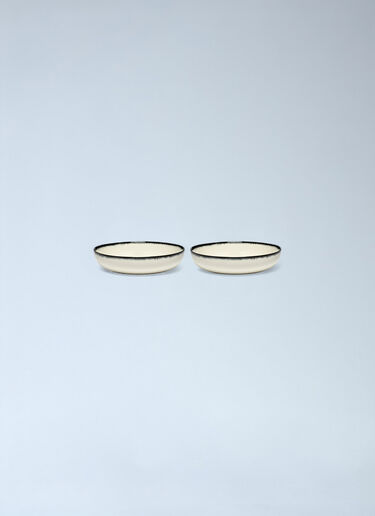 Serax x Ann Demeulemeester Set Of Two Dé Deep Plates White wps0691782