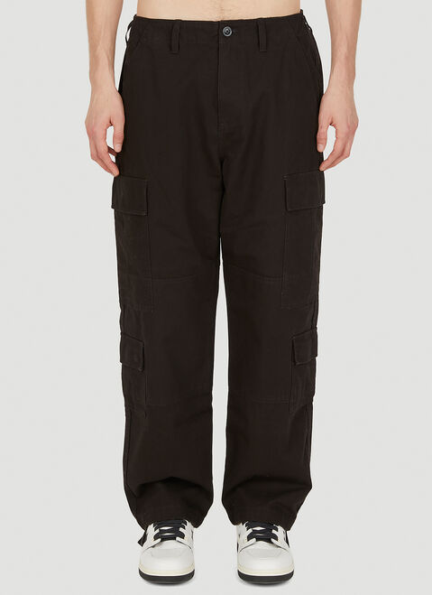 Stüssy 서플러스 카고 팬츠 블랙 sts0347009