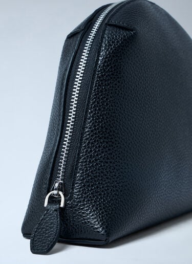 TOTEME Leather Day Pouch Black tot0263083