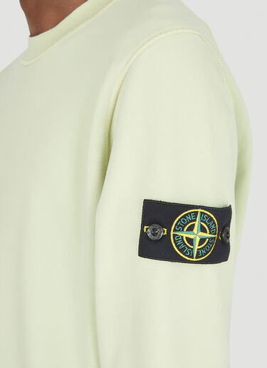 Stone Island Compass Patch Sweatshirt Green sto0148059