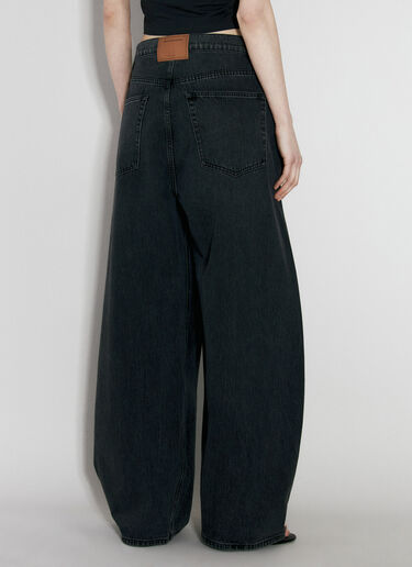 Alexander Wang Oversized Balloon Jeans Black awg0256011