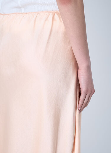 The Row Silk Irene Skirt Orange row0260016