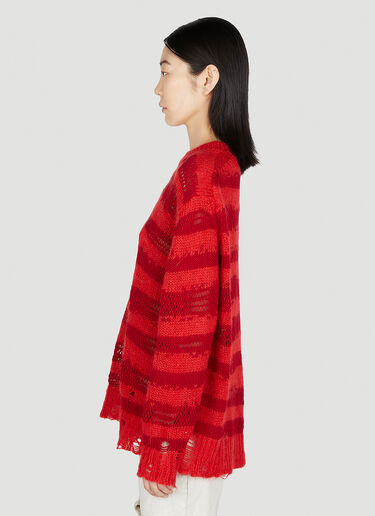 Acne Studios Striped Sweater Red acn0252016