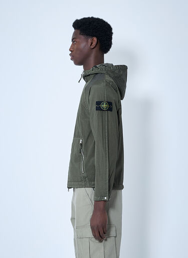 Stone Island Short Compass Patch Jacket Green sto0160033