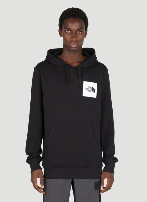 The North Face Logo Print Hooded Sweatshirt Purple tnf0154021