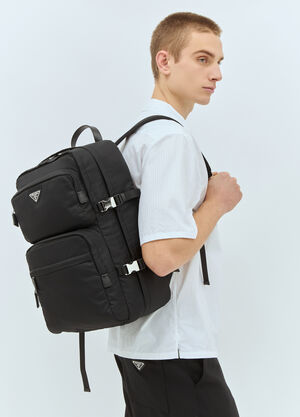 Eastpak x Craig Green Re-Nylon And Saffiano Leather Backpack Navy eas0160005