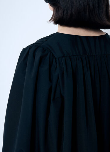 The Row Beauvoir Midi Dress Black row0259003