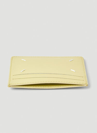 Maison Margiela Signature Stitch Cardholder Yellow mla0151054