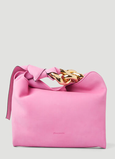JW Anderson Chain Small Hobo Handbag   Pink jwa0246033