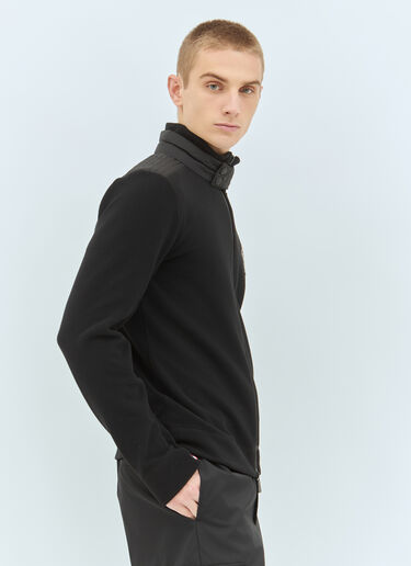 Moncler Grenoble Fleece Cardigan Black mog0158007