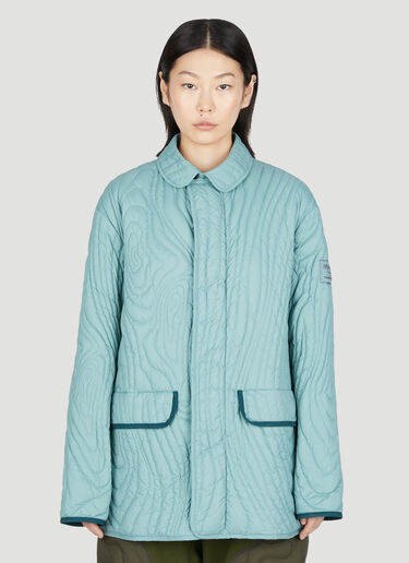 Moncler Salehe Bembury 하터 하이웨이 쇼트 다운 재킷 블루 msb0254001
