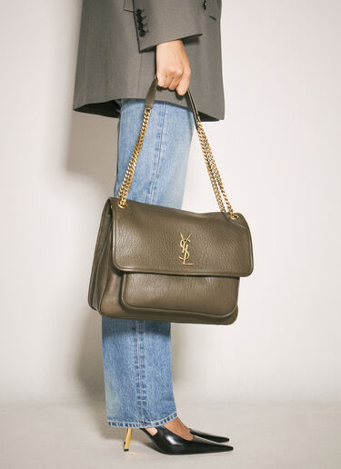 Saint Laurent 大号 Niki 单肩包 绿色 sla0257129