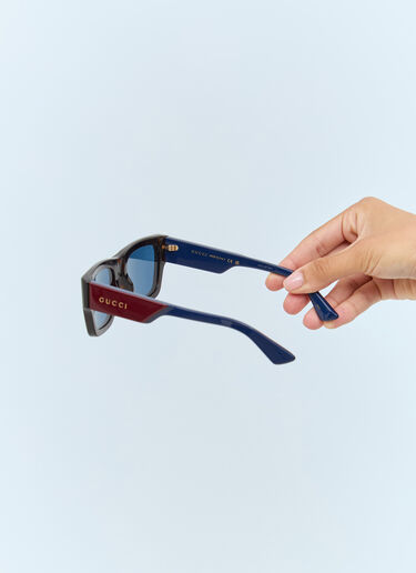 Rectangular Frame Sunglasses Gucci Rectangular Frame Sunglasses Brown gus0357003