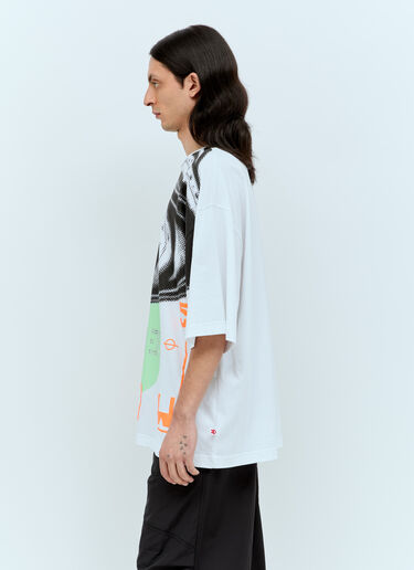 Walter Van Beirendonck Peace Oversized  T-Shirt White wlt0156016