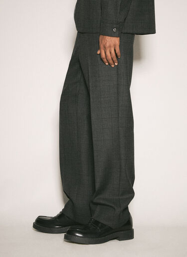 Prada Wool Tailored Pants Dark Grey pra0158013