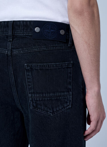 LN-CC® - Stone Island: Straight-Leg Denim Jeans - Blue Stone Island Straight-Leg Denim Jeans Blue sto0165108