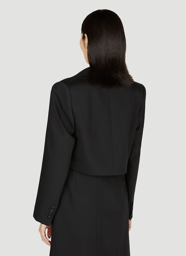 Alexander McQueen Cropped Blazer Black amq0251089