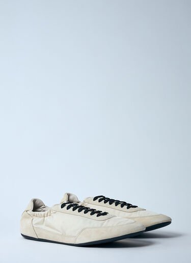 Prada Collapse Re-Nylon And Suede Sneakers White pra0160018