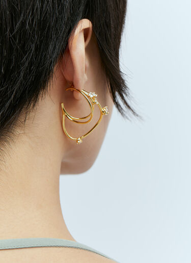 Panconesi Costellation Hoop Earrings Gold pcn0354005