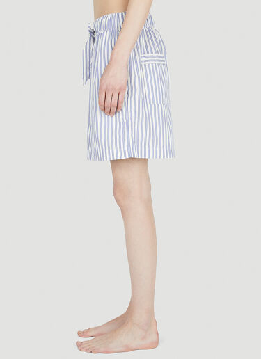 Tekla Skagen Stripes Shorts Blue tek0352005