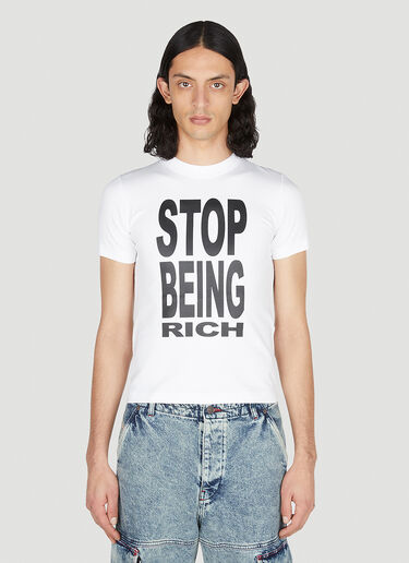 Slogan T-Shirt VETEMENTS Slogan T-Shirt White vet0151008