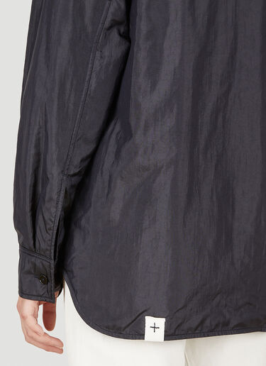 Jil Sander+ ボクシー オーバーシャツジャケット ブラック jsp0249010