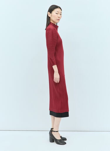 Pleats Please Issey Miyake Monthly Colors: November Coat Red plp0255005