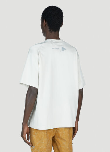 adidas Terrex x And Wander グラフィックプリントTシャツ ホワイト ata0352001