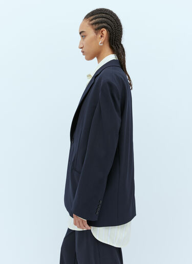 The Row Cochise Relaxed Blazer Black row0253005